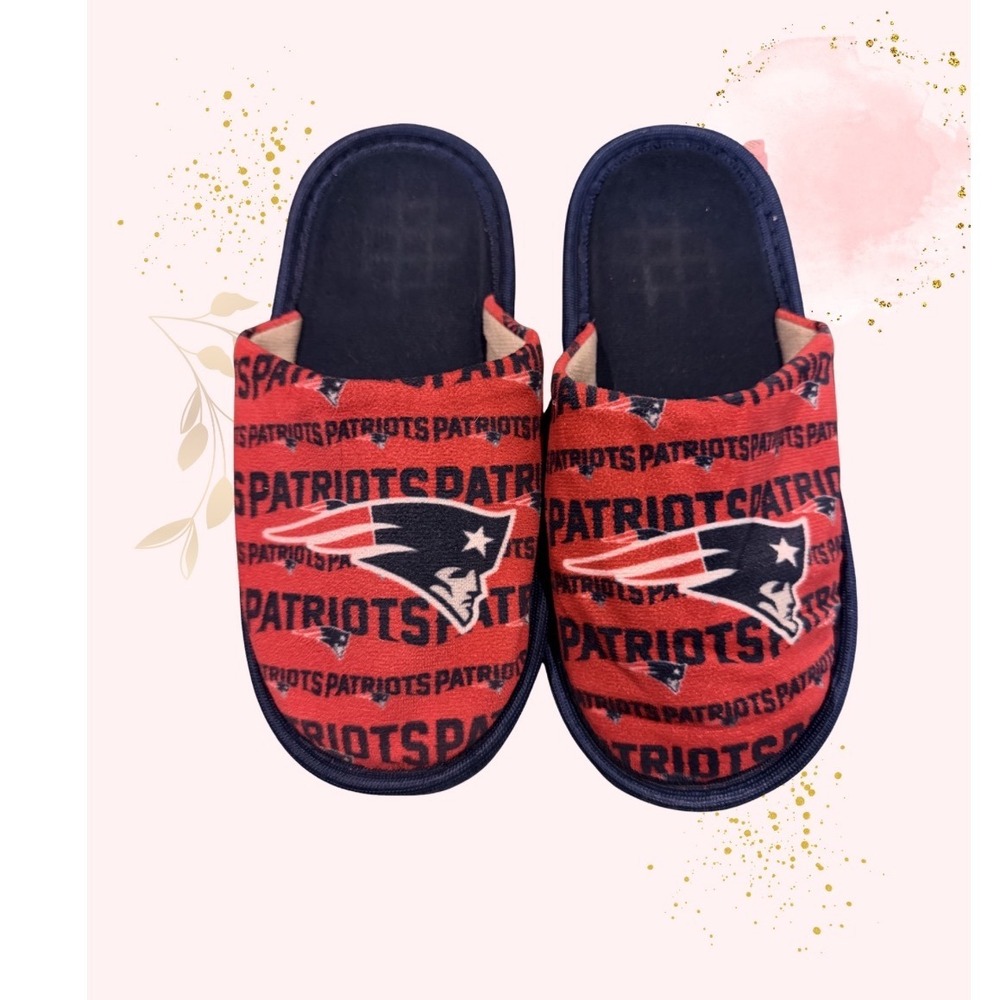 New England Patriots - Kids Slippers Size L‎ 5-6